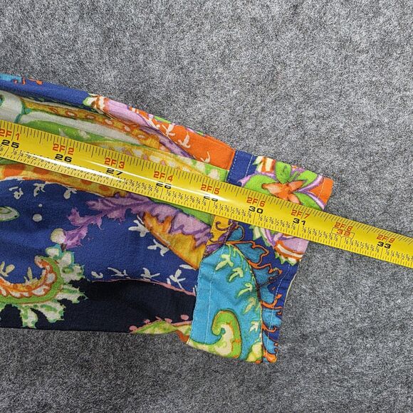 Ralph Lauren Shirt Mens Large Paisley Button Up Long Sleeve Vintage Style - Picture 9 of 10